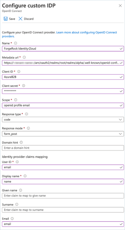 Azure Active Directory B2C SSO integration with Advanced Identity Cloud ...