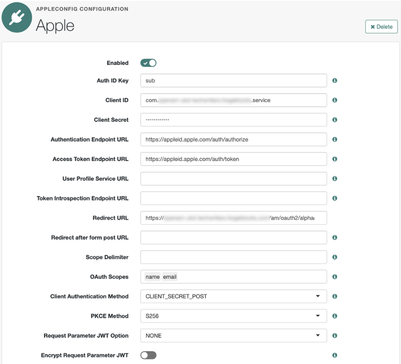 Apple SSO integration with Advanced Identity Cloud for social ...