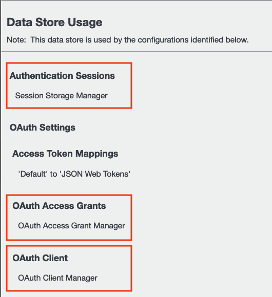 Hypersonic Database Usage with PingFederate