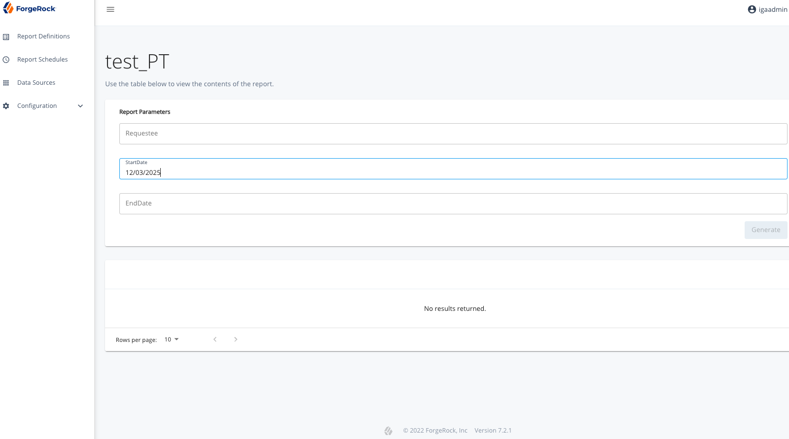Is it possible to have calendar display for date selection as report ...