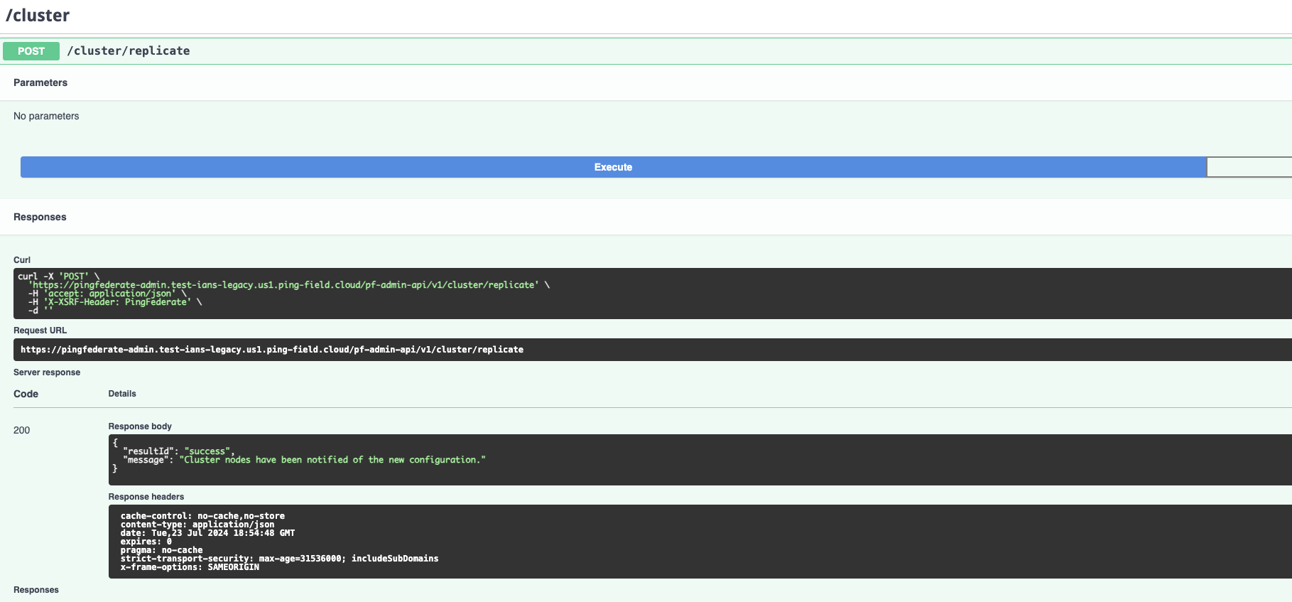 Modifying pingfederate config-store backend in PingOne Advanced Services